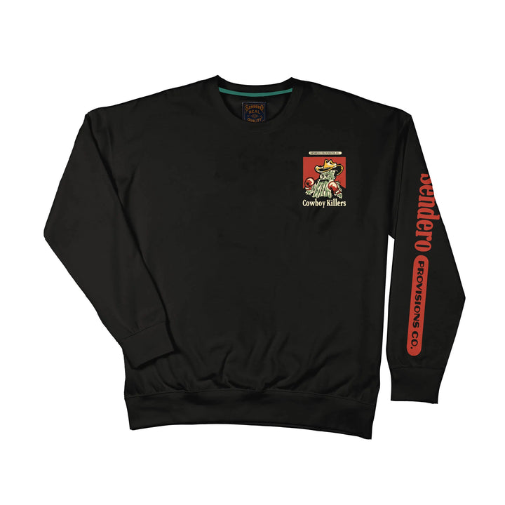 Sendero Men's Cowboy Killers Sweatshirt - Black - Sun Diego Boardshop
