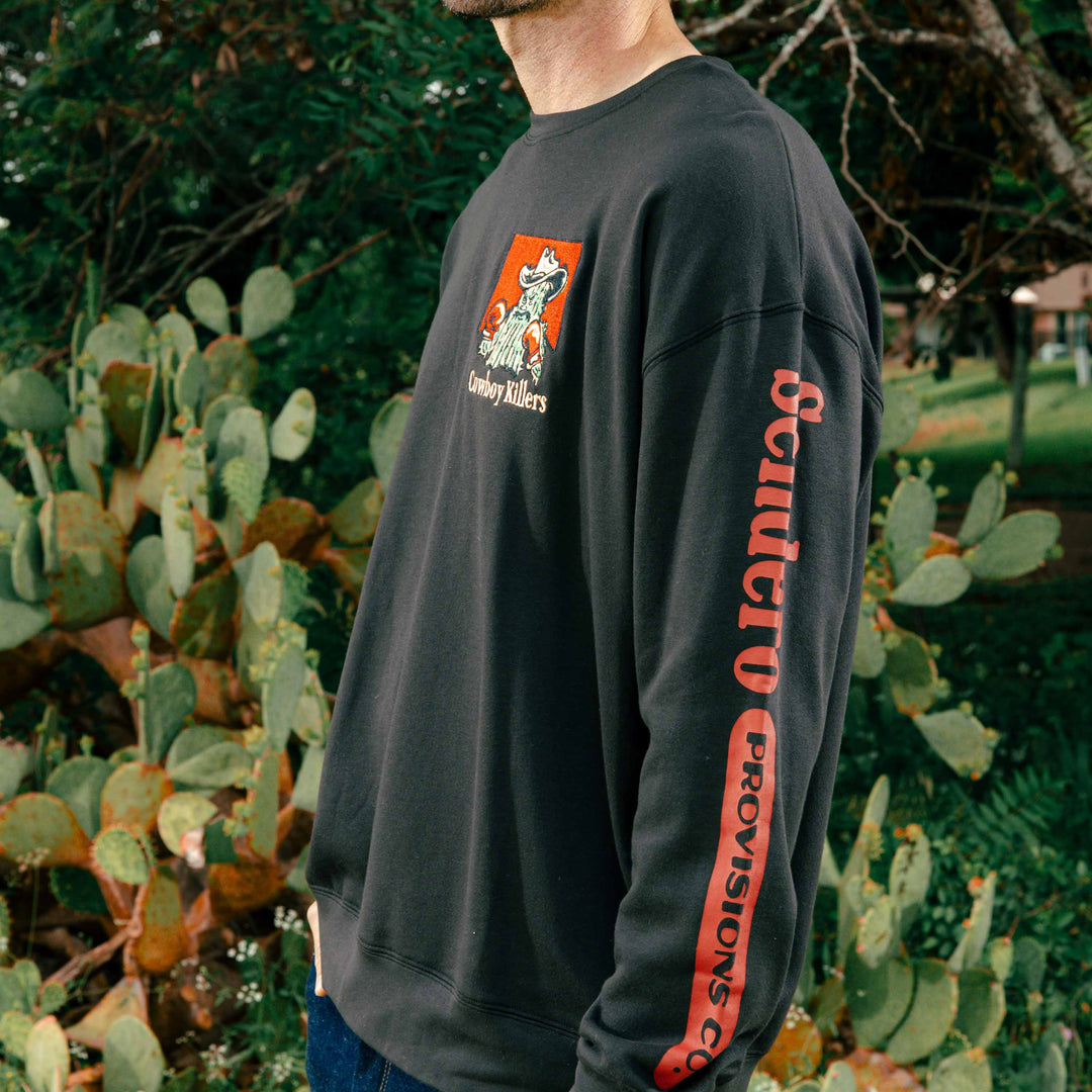 Sendero Men's Cowboy Killers Sweatshirt - Black - Sun Diego Boardshop