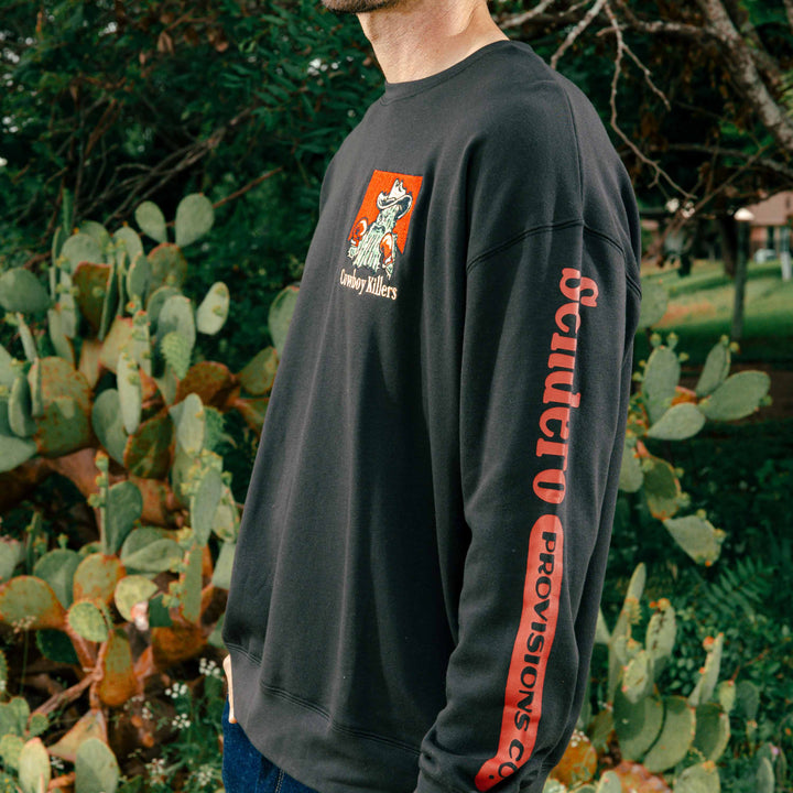 Sendero Men's Cowboy Killers Sweatshirt - Black - Sun Diego Boardshop