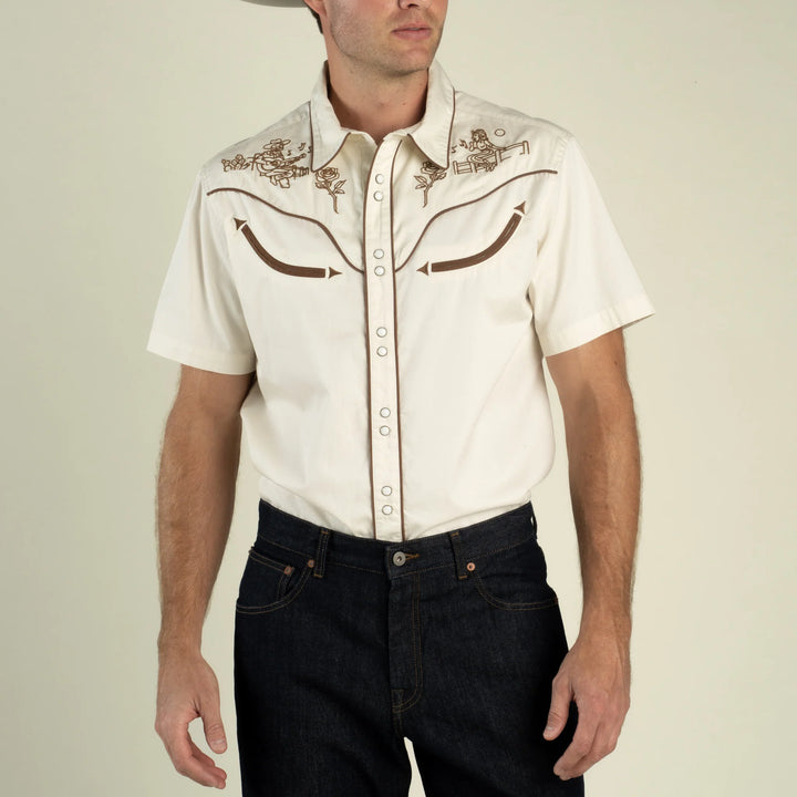 Sendero Men's The Prescott Western Shirt - Serenade-Wheat - Sun Diego Boardshop
