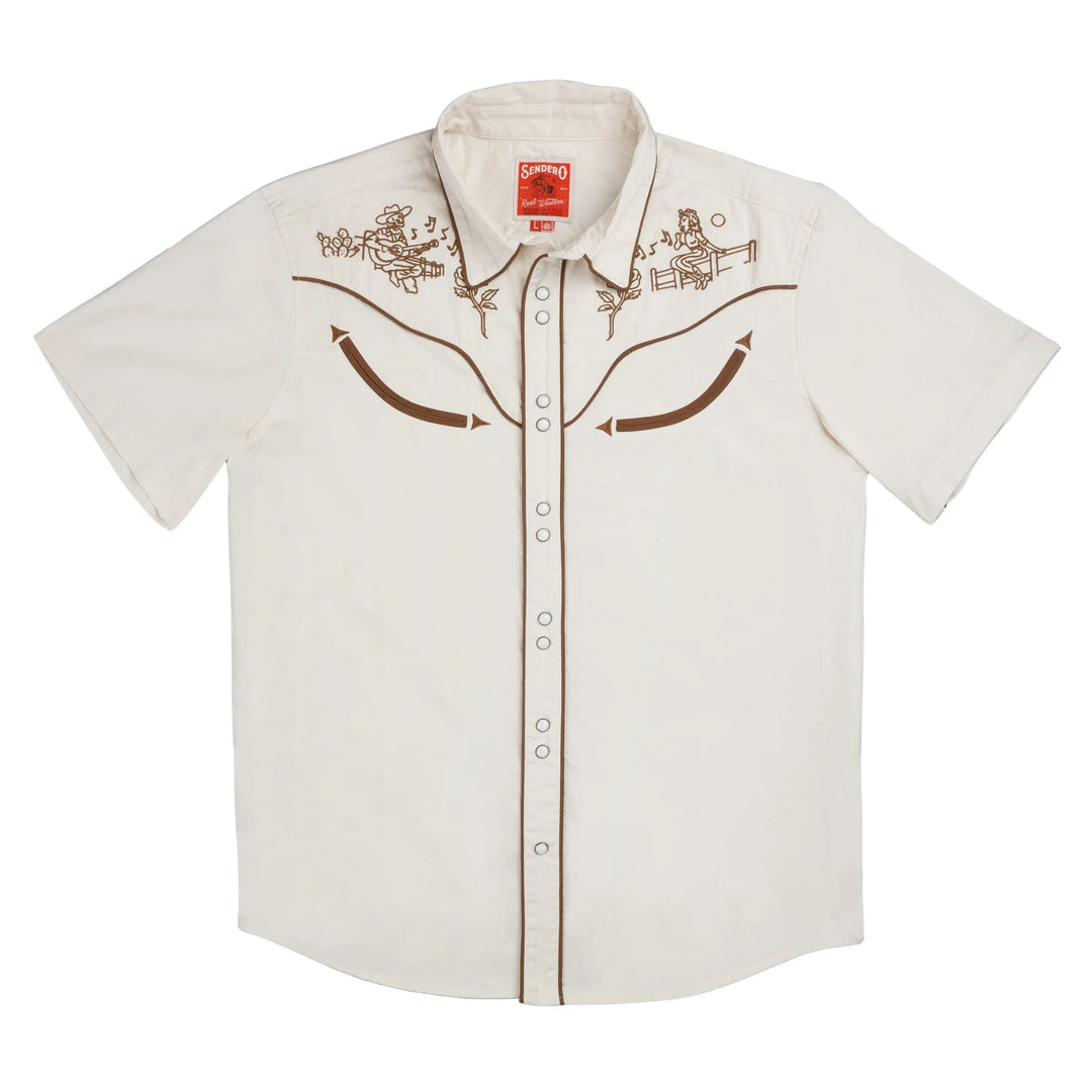 Sendero Men's The Prescott Western Shirt - Serenade-Wheat - Sun Diego Boardshop