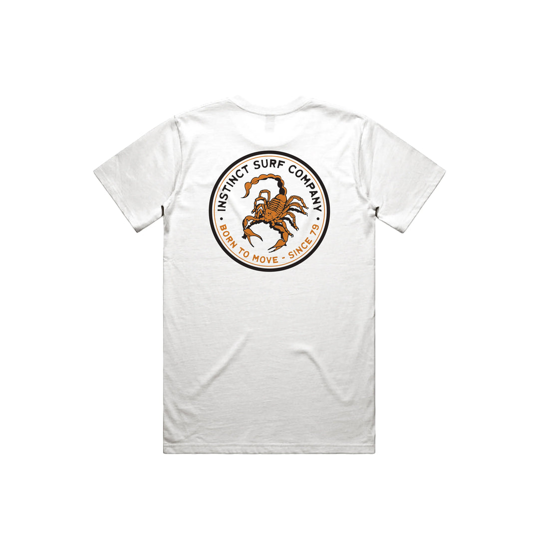 Instinct Men's Stinger Tee - White - Sun Diego Boardshop