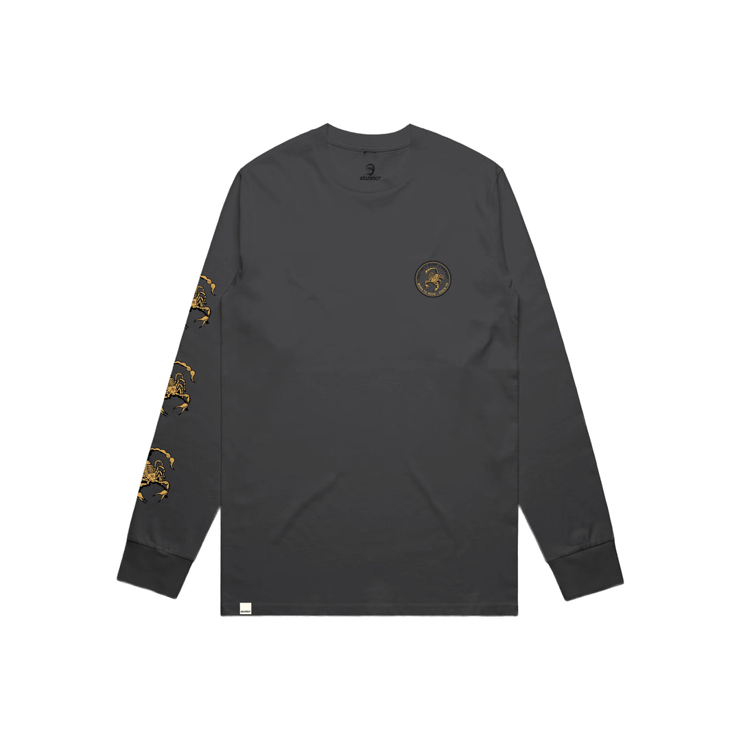 Instinct Men's Stinger Long Sleeve Tee - Pepper - Sun Diego Boardshop