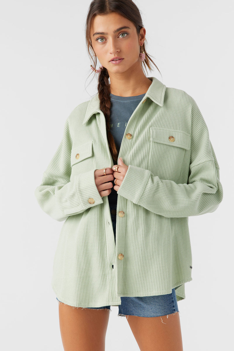 ONeill TOUR WAFFLE KNIT JACKET - DESERT SAGE - Sun Diego Boardshop