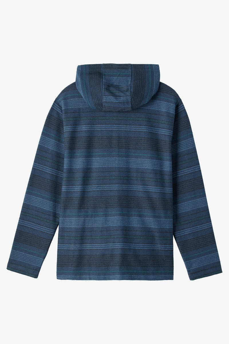 ONeill BAVARO STRIPE PONCHO PULLOVER FLEECE - MIDNIGHT NAVY - Sun Diego Boardshop