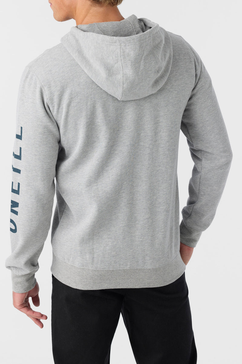 O'neill FIFTY TWO ZIP PULLOVER FLEECE - HEATHER GREY - Sun Diego Boardshop