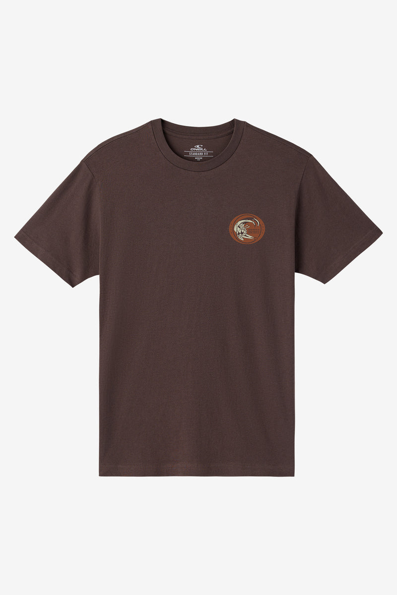 ONeill REVERBARATION STANDARD FIT TEE - SEAL BROWN - Sun Diego Boardshop