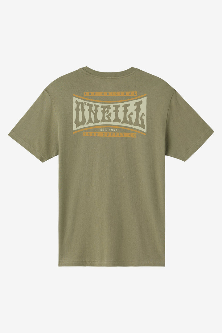 ONeill BULDGE STANDARD FIT TEE - DEEP LICHEN GREEN - Sun Diego Boardshop