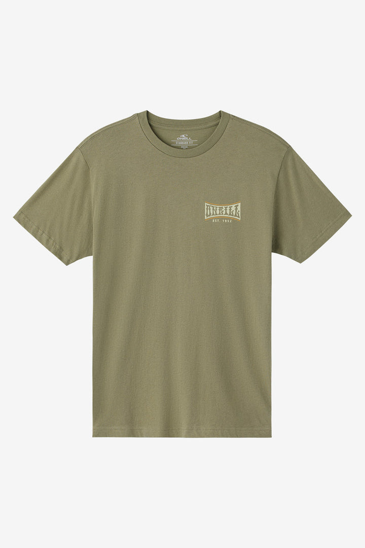 ONeill BULDGE STANDARD FIT TEE - DEEP LICHEN GREEN - Sun Diego Boardshop