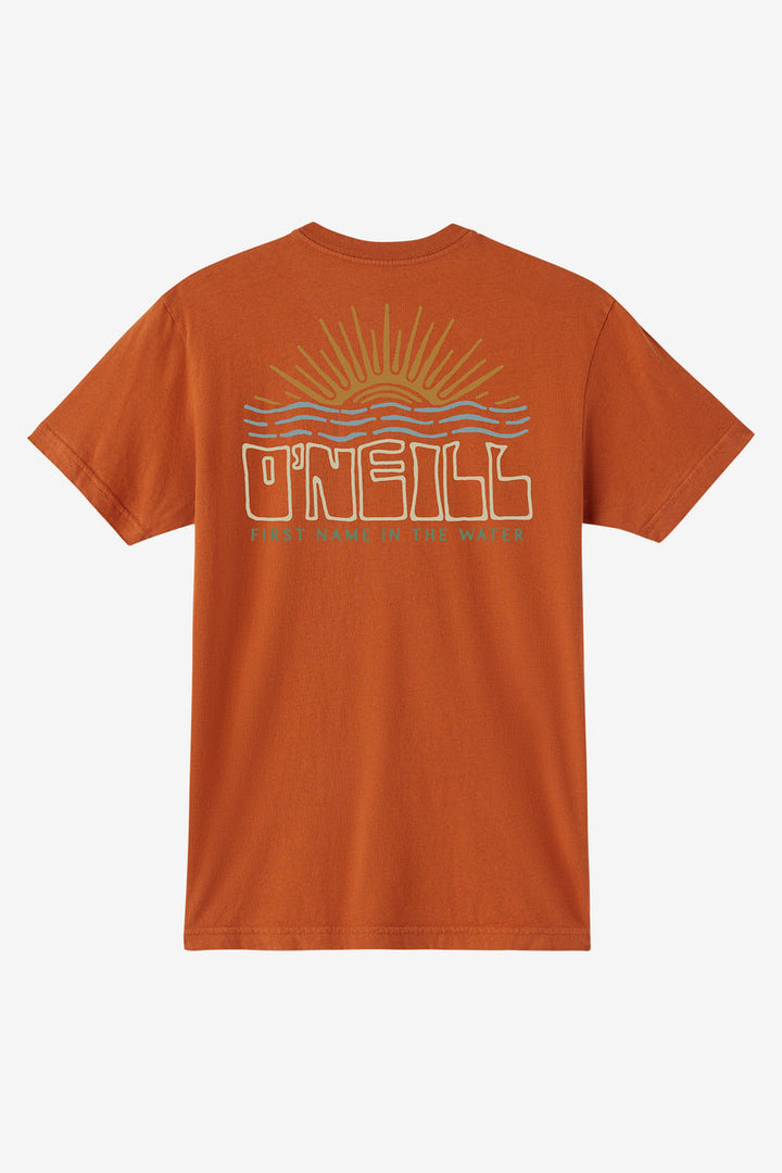 ONeill RAYS & WAVES MODERN FIT TEE - GINGER BREAD - Sun Diego Boardshop