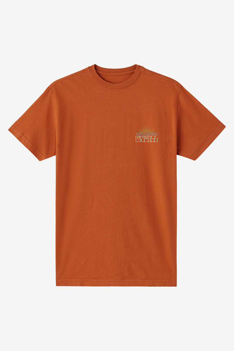 ONeill RAYS & WAVES MODERN FIT TEE - GINGER BREAD - Sun Diego Boardshop