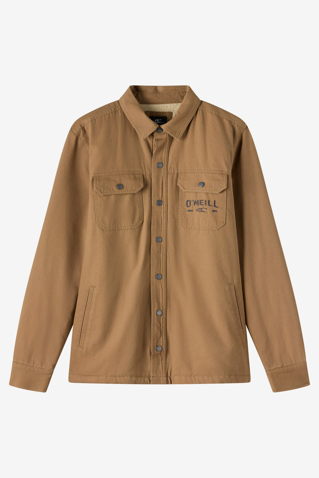 O`Neill Bronsen High Pile Jacket - Dark Khaki - Sun Diego Boardshop