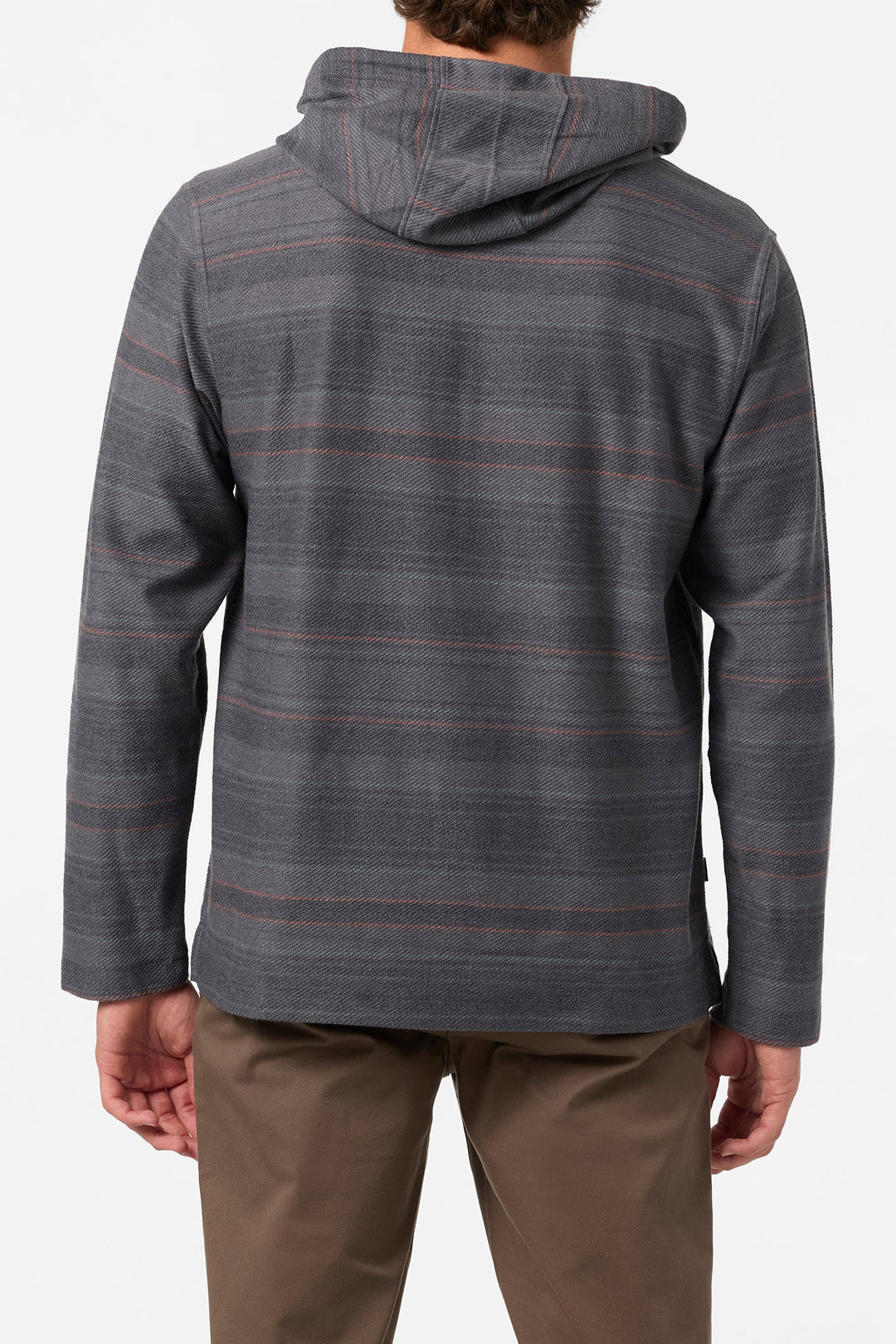 O`Neill Bavaro Stripe Poncho Pullover Fleece - Black - Sun Diego Boardshop