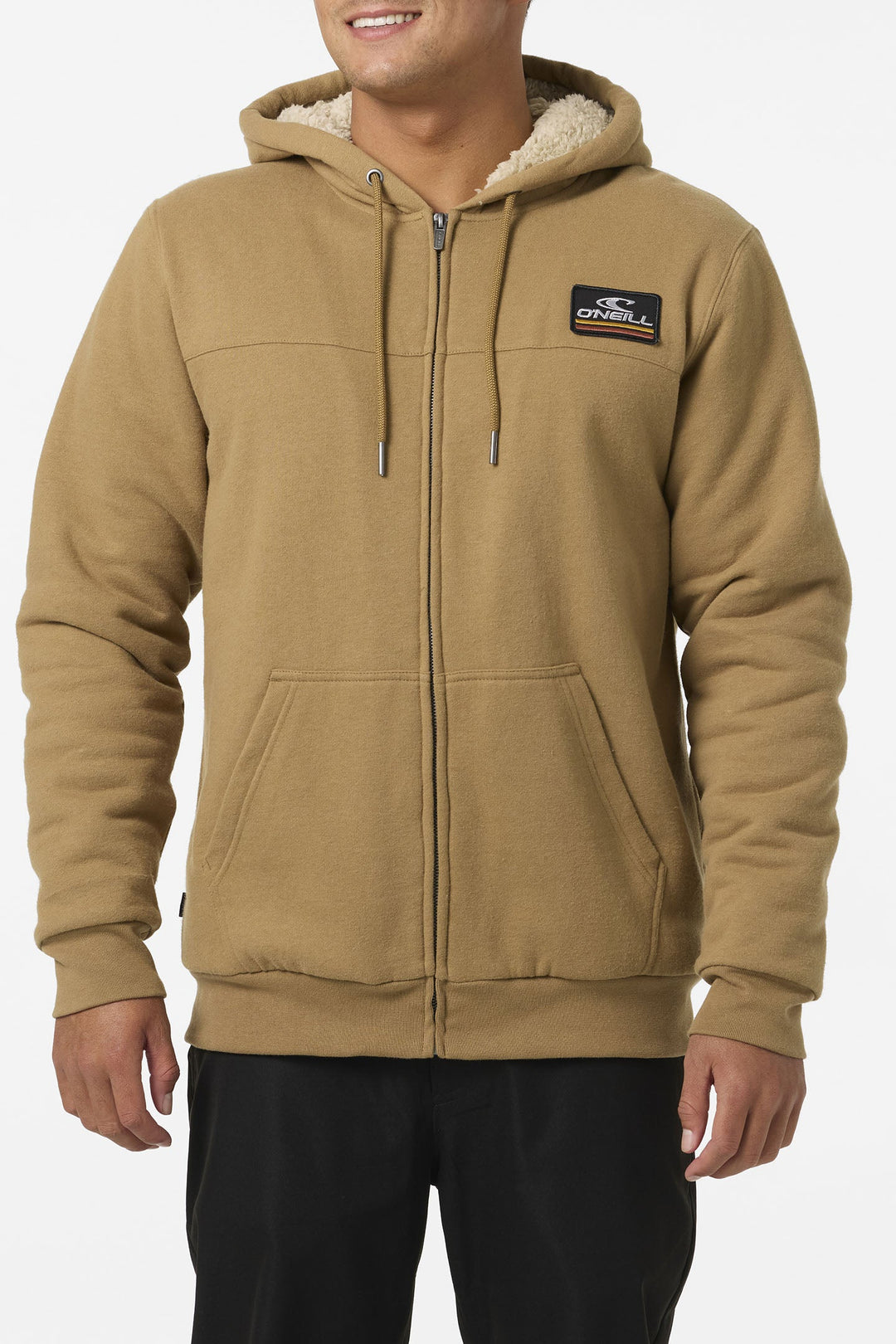 O`Neill Fifty Two High Pile Zip - Dark Khaki