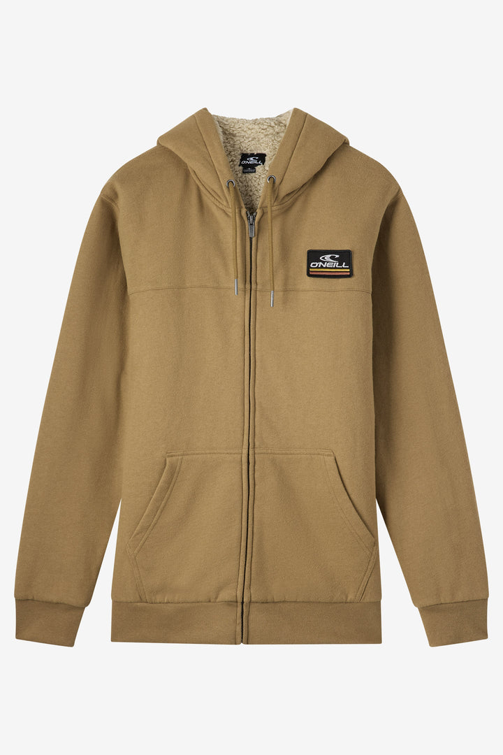 O`Neill Fifty Two High Pile Zip - Dark Khaki