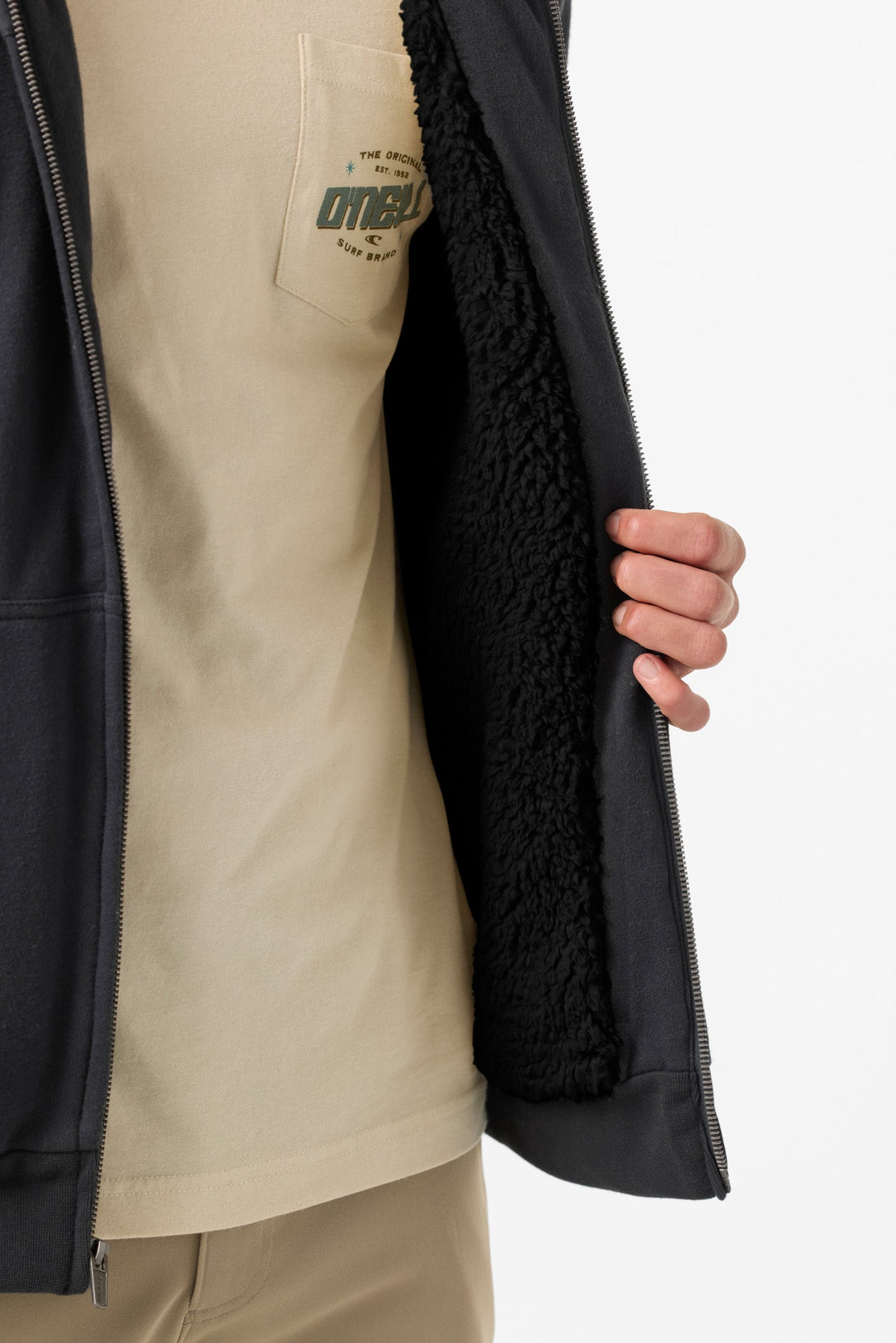 O`Neill Fifty Two High Pile Zip - Phantom