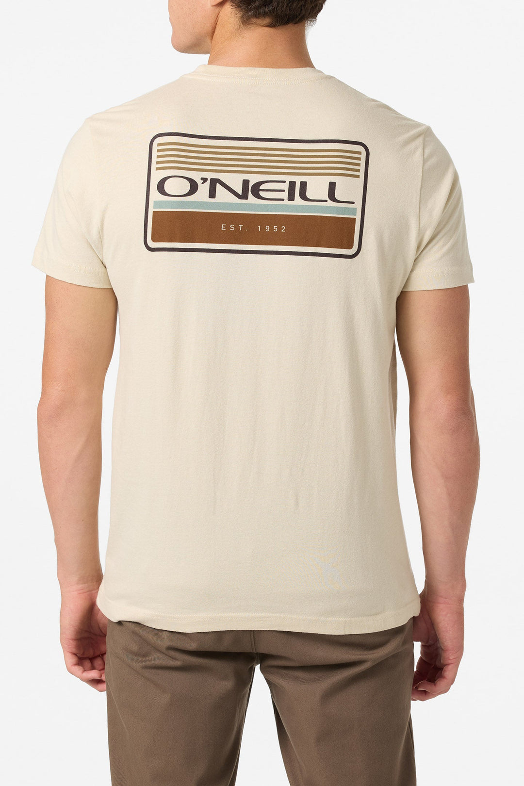 O`Neill Banner Standard Fit Tee - Lt Khaki - Sun Diego Boardshop