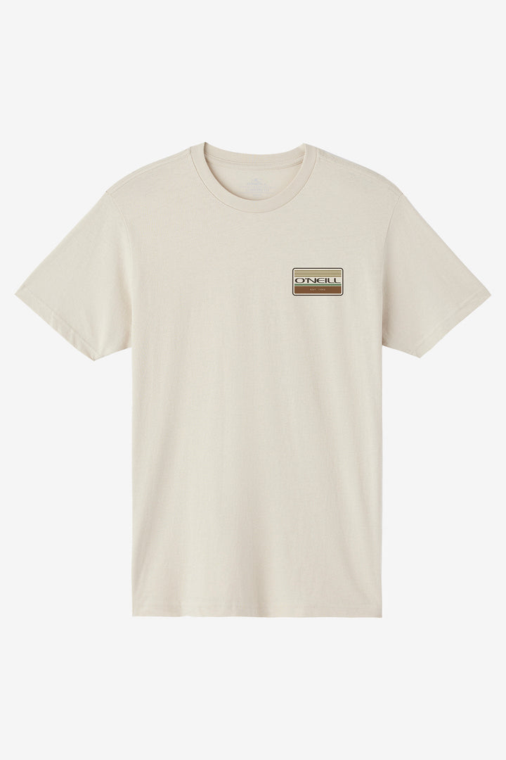 O`Neill Banner Standard Fit Tee - Lt Khaki - Sun Diego Boardshop