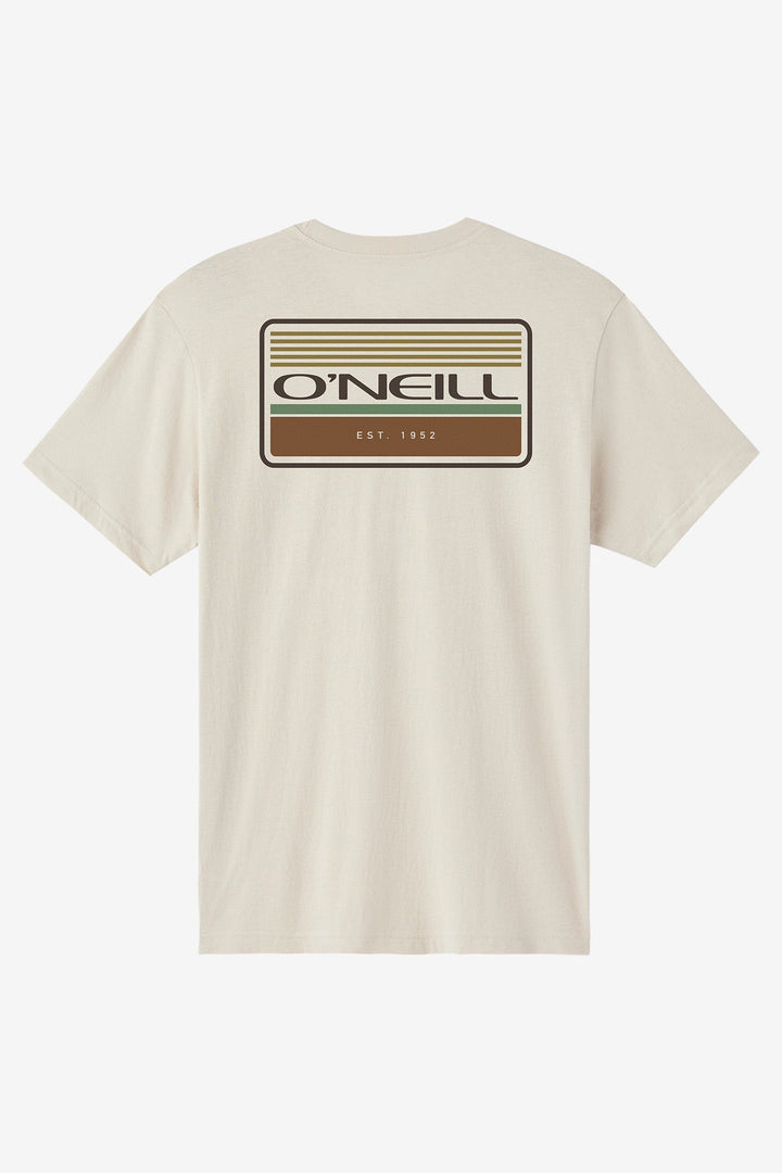 O`Neill Banner Standard Fit Tee - Lt Khaki - Sun Diego Boardshop