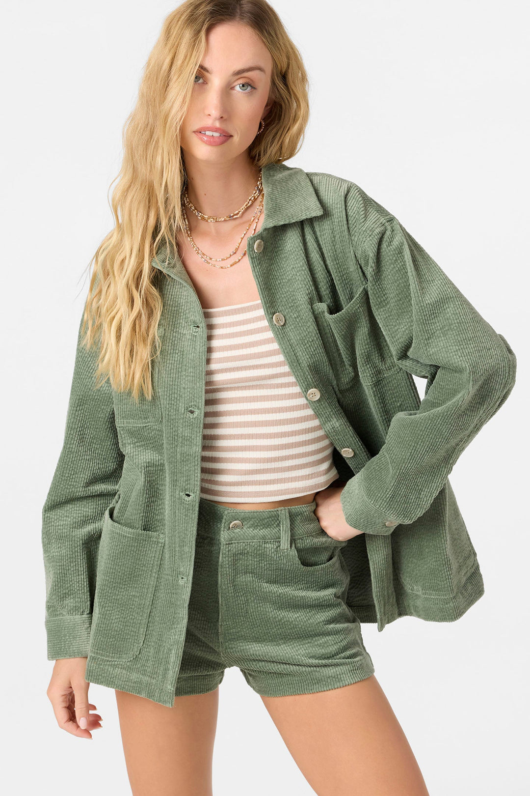 O`Neill Langford Shacket Jacket - Sea Spray - Sun Diego Boardshop