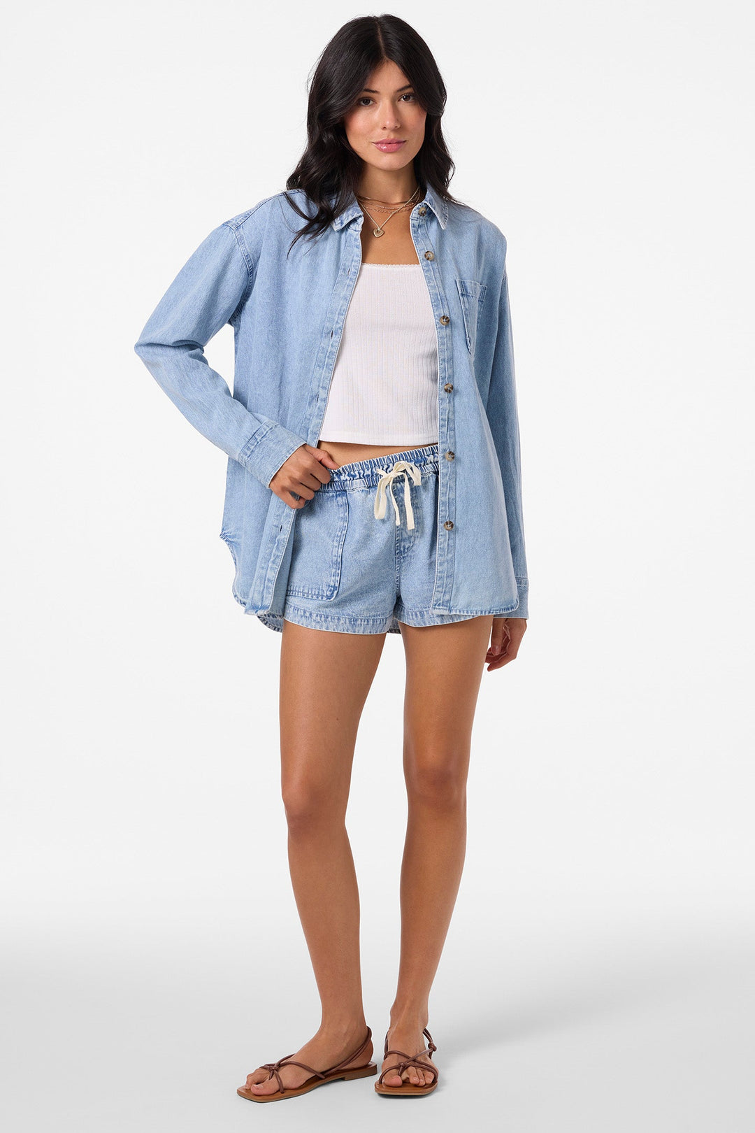 O`Neill Sevie Shacket Denim Jacket - Drifter - Sun Diego Boardshop
