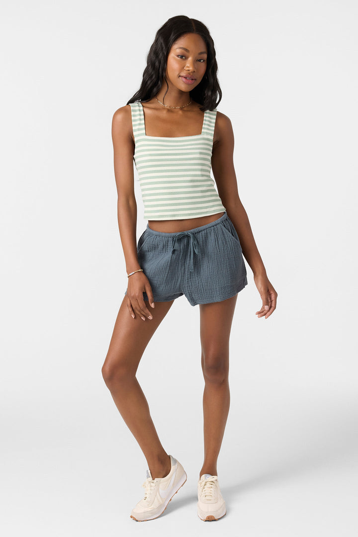 O`Neill Vanessa Stripe Sleeveless Top - Seafoam - Sun Diego Boardshop