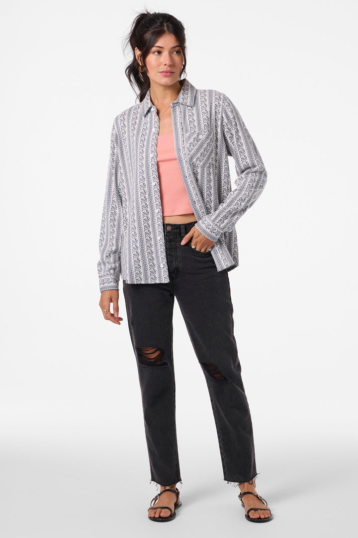 O`Neill Jorgina Long Sleeve Top - Winter White - Sun Diego Boardshop