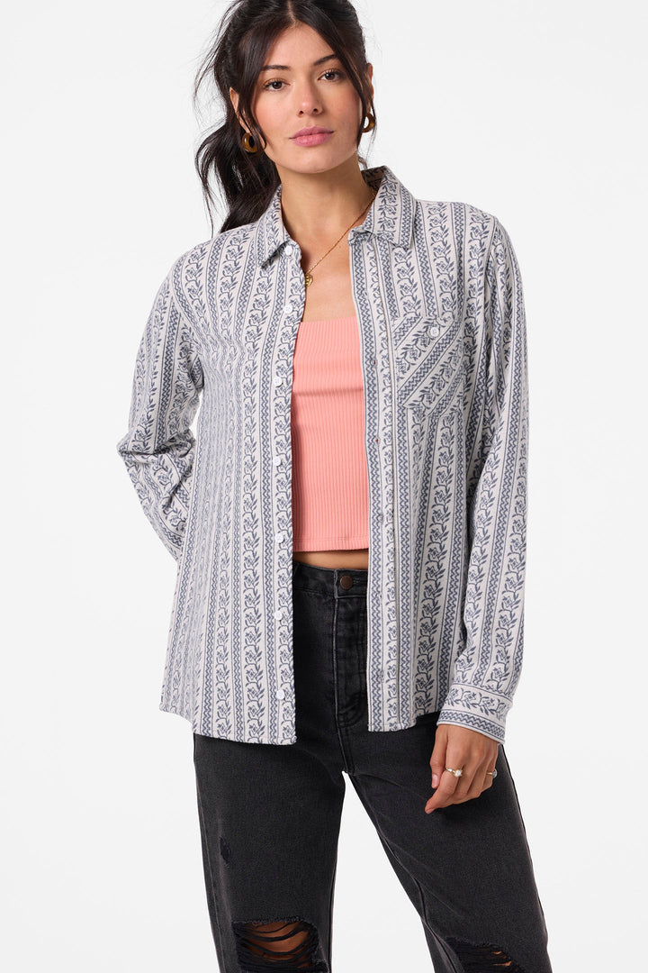 O`Neill Jorgina Long Sleeve Top - Winter White - Sun Diego Boardshop