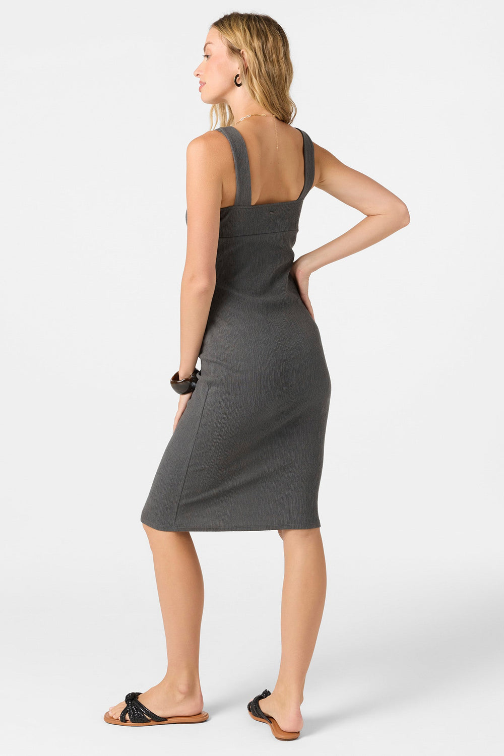 O`Neill Jaslyn Midi Dress - Washed Black - Sun Diego Boardshop