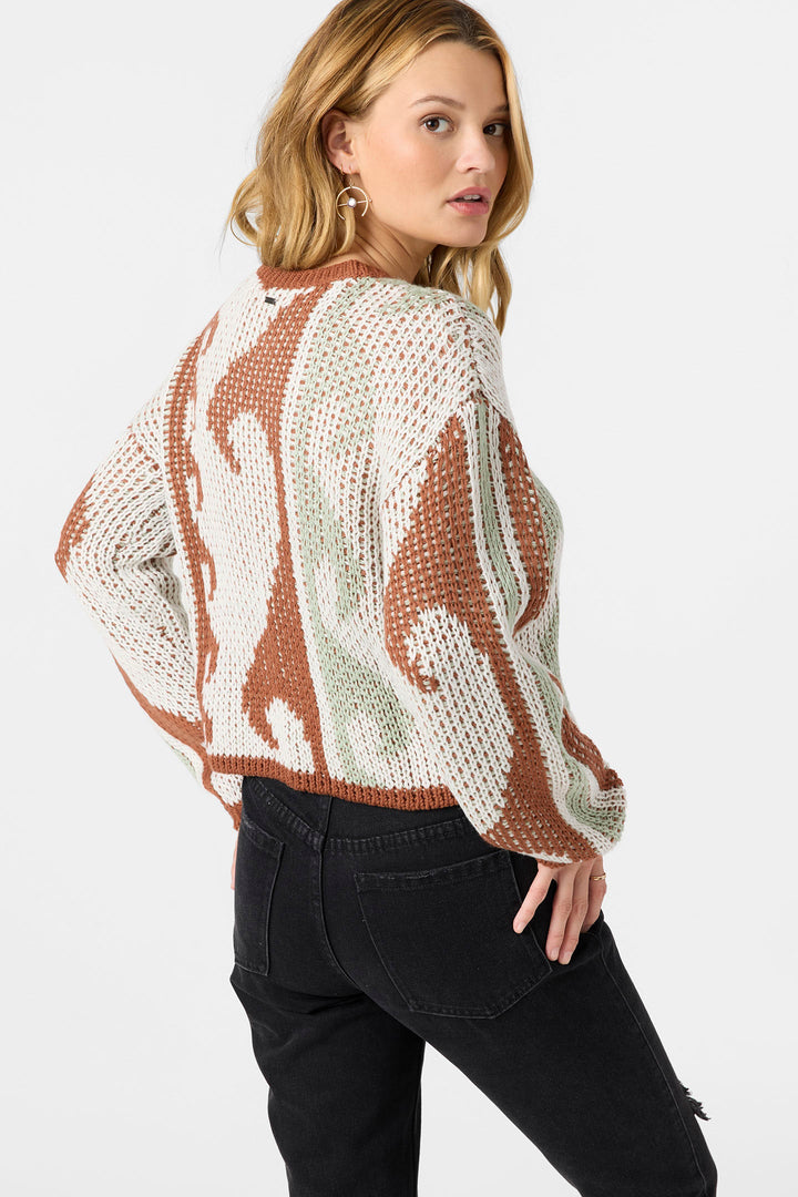 O`Neill Josephine Long Sleeve Sweater - Winter White - Sun Diego Boardshop