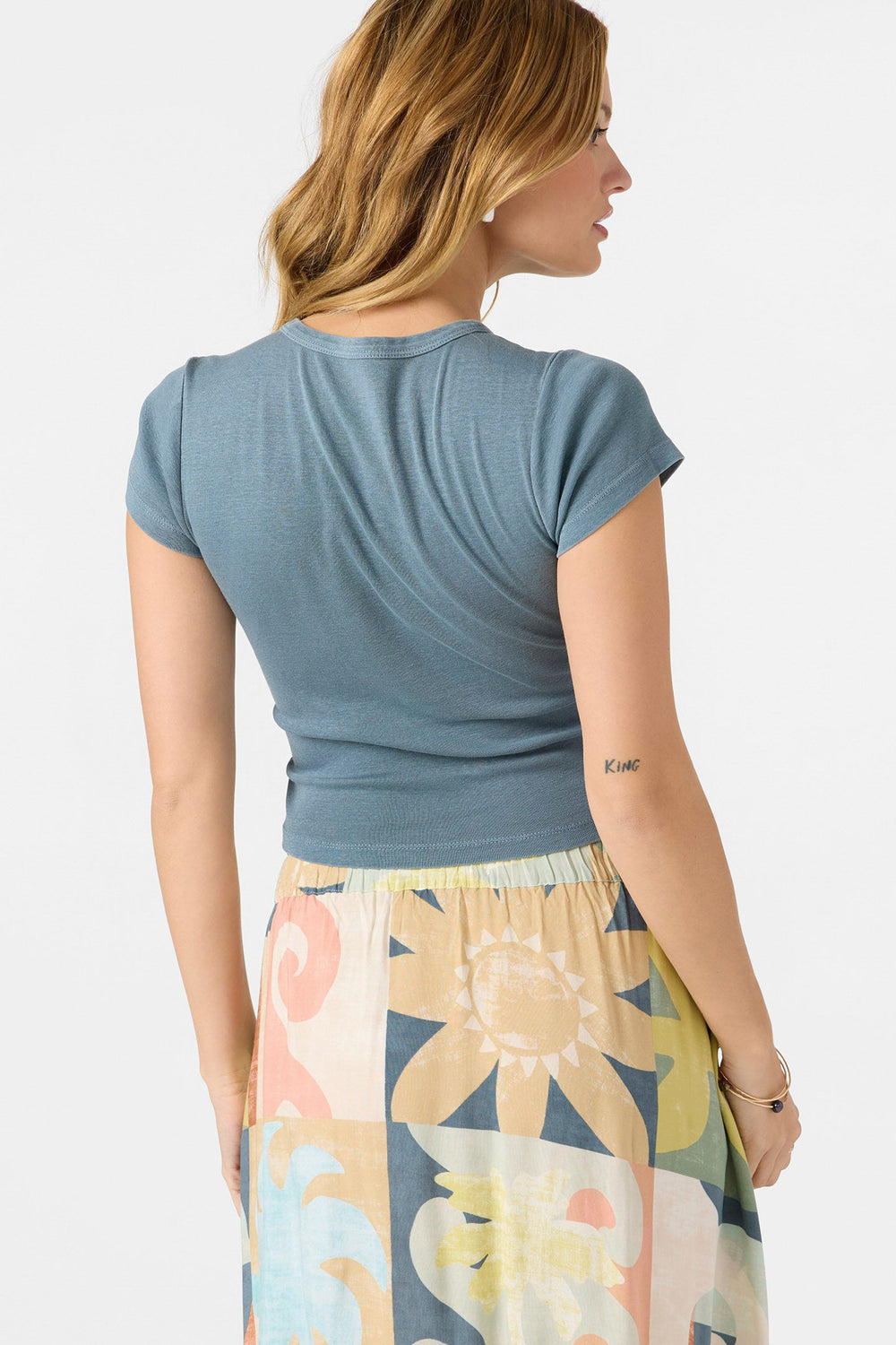 O`Neill Mallorca Emblem Tee - Washed Slate - Sun Diego Boardshop