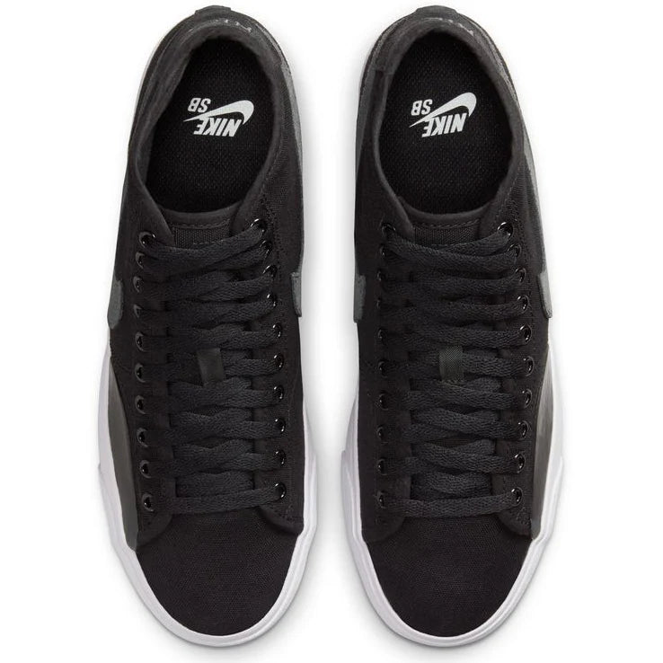 Nike SB Blazer Court Mid Premium Shoe - Black / Anthracite - Sun Diego Boardshop