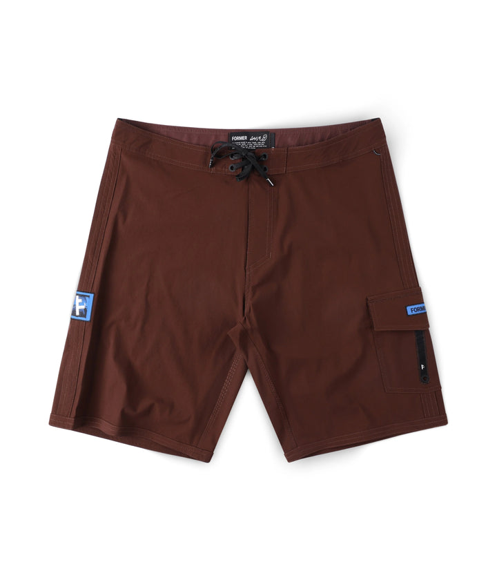 FORMER Men's Reynolds 19" Trunk - Brown - Sun Diego Boardshop
