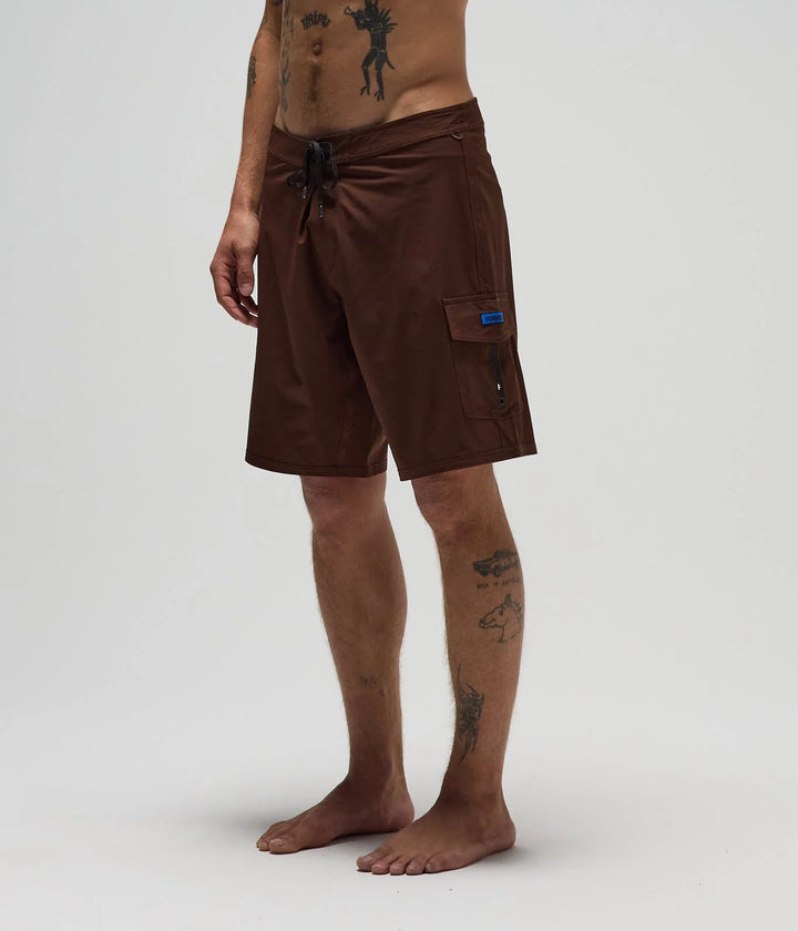 FORMER Men's Reynolds 19" Trunk - Brown - Sun Diego Boardshop