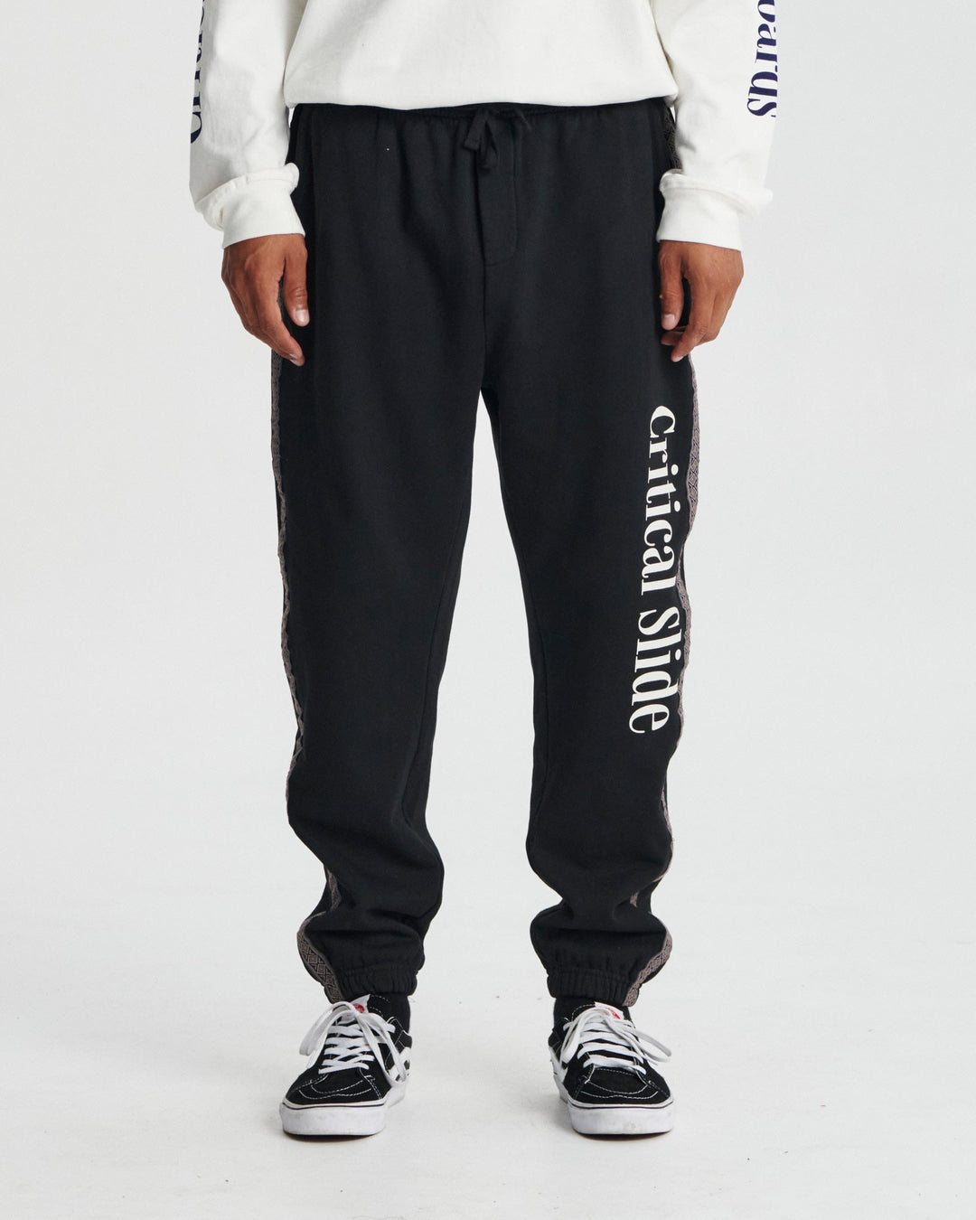 Critical Slide Offset Tape Trackie - VINTAGE BLACK - Sun Diego Boardshop