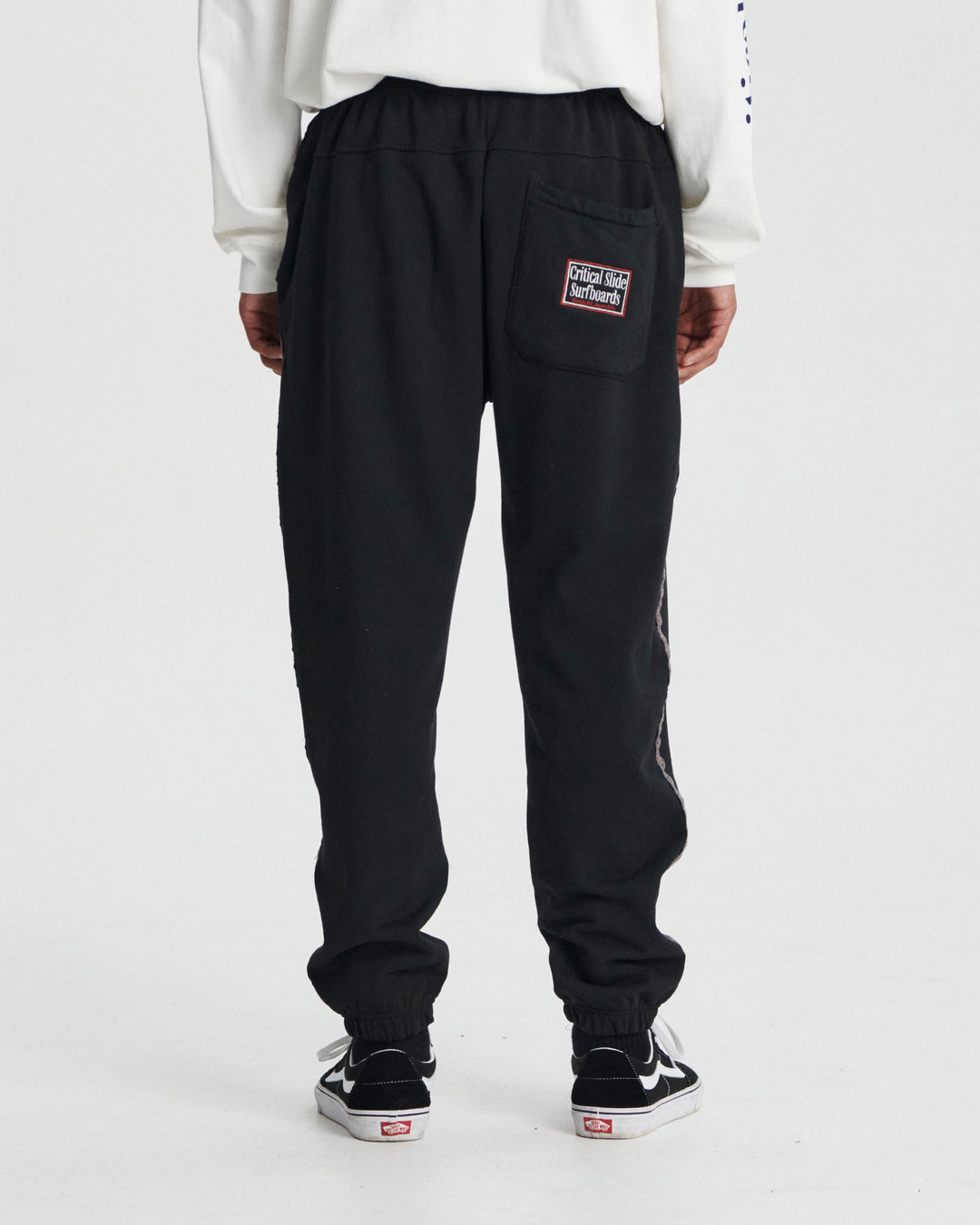 Critical Slide Offset Tape Trackie - VINTAGE BLACK - Sun Diego Boardshop