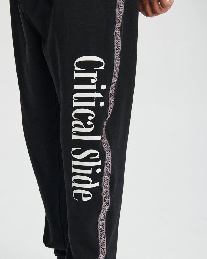 Critical Slide Offset Tape Trackie - VINTAGE BLACK - Sun Diego Boardshop