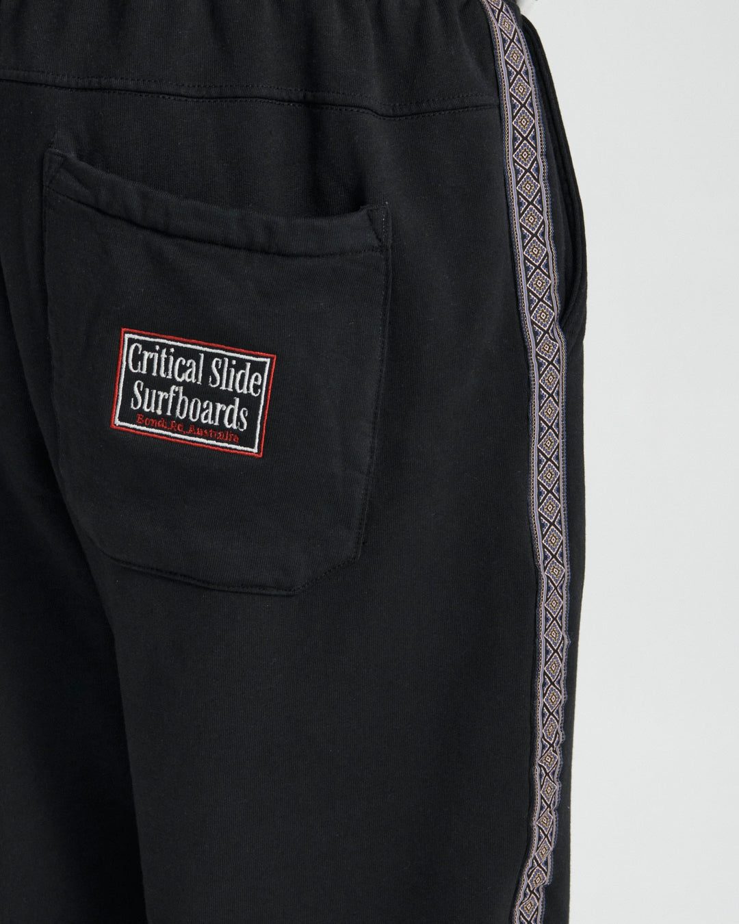 Critical Slide Offset Tape Trackie - VINTAGE BLACK - Sun Diego Boardshop