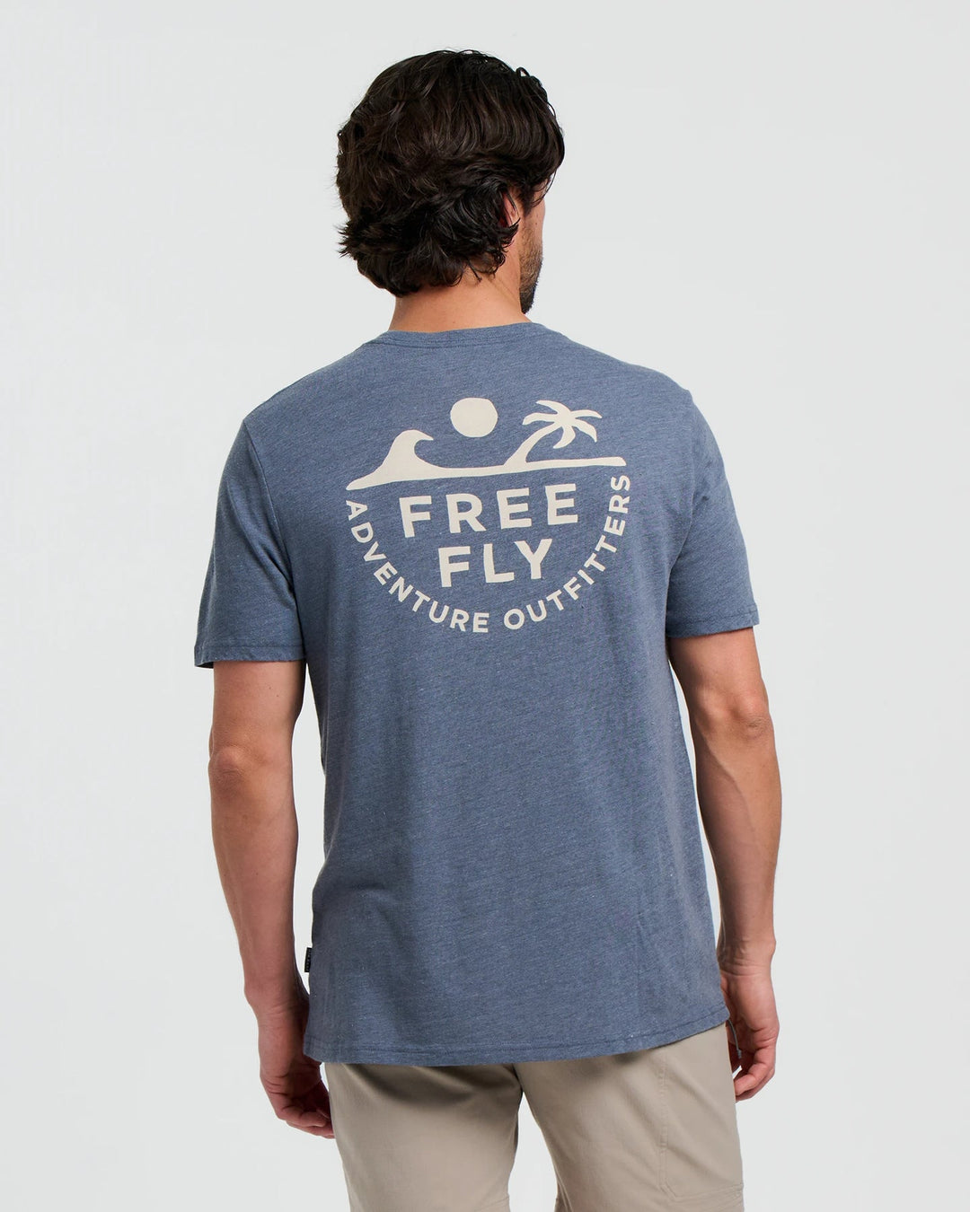 Free Fly Rising Tide Tee - Heather Storm Cloud - Sun Diego Boardshop