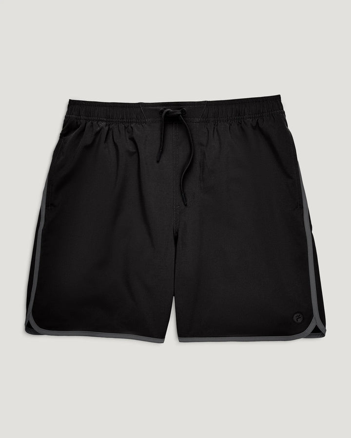 Free Fly Men's Lined Downshore Trunk - Black - Sun Diego Boardshop