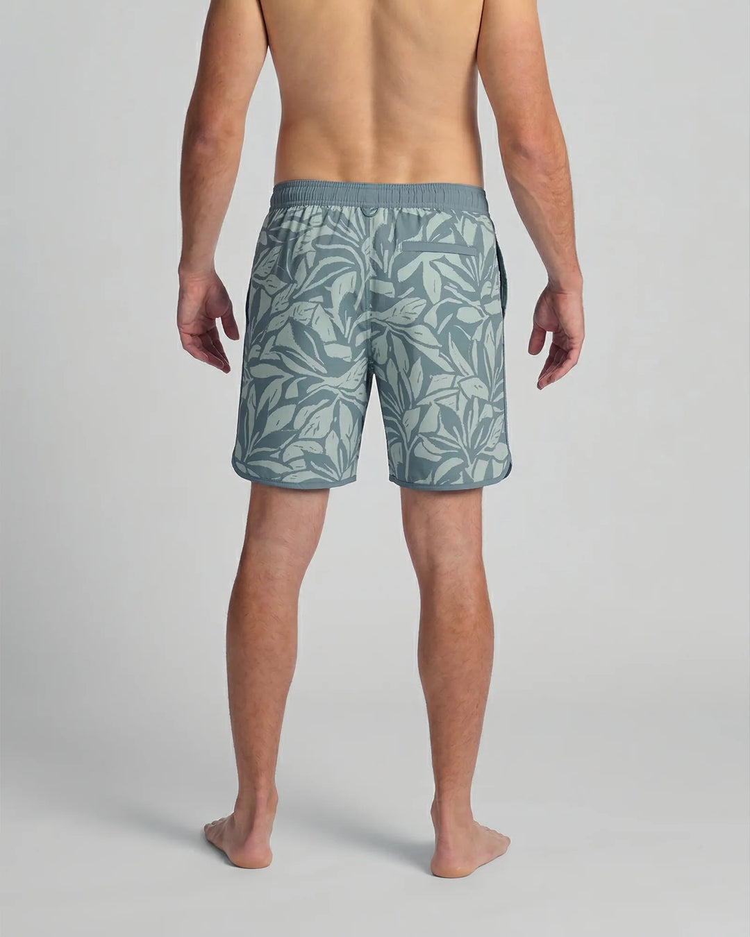 Free Fly Men's Lined Downshore Trunk - Canopy Print Stormy Sea - Sun Diego Boardshop