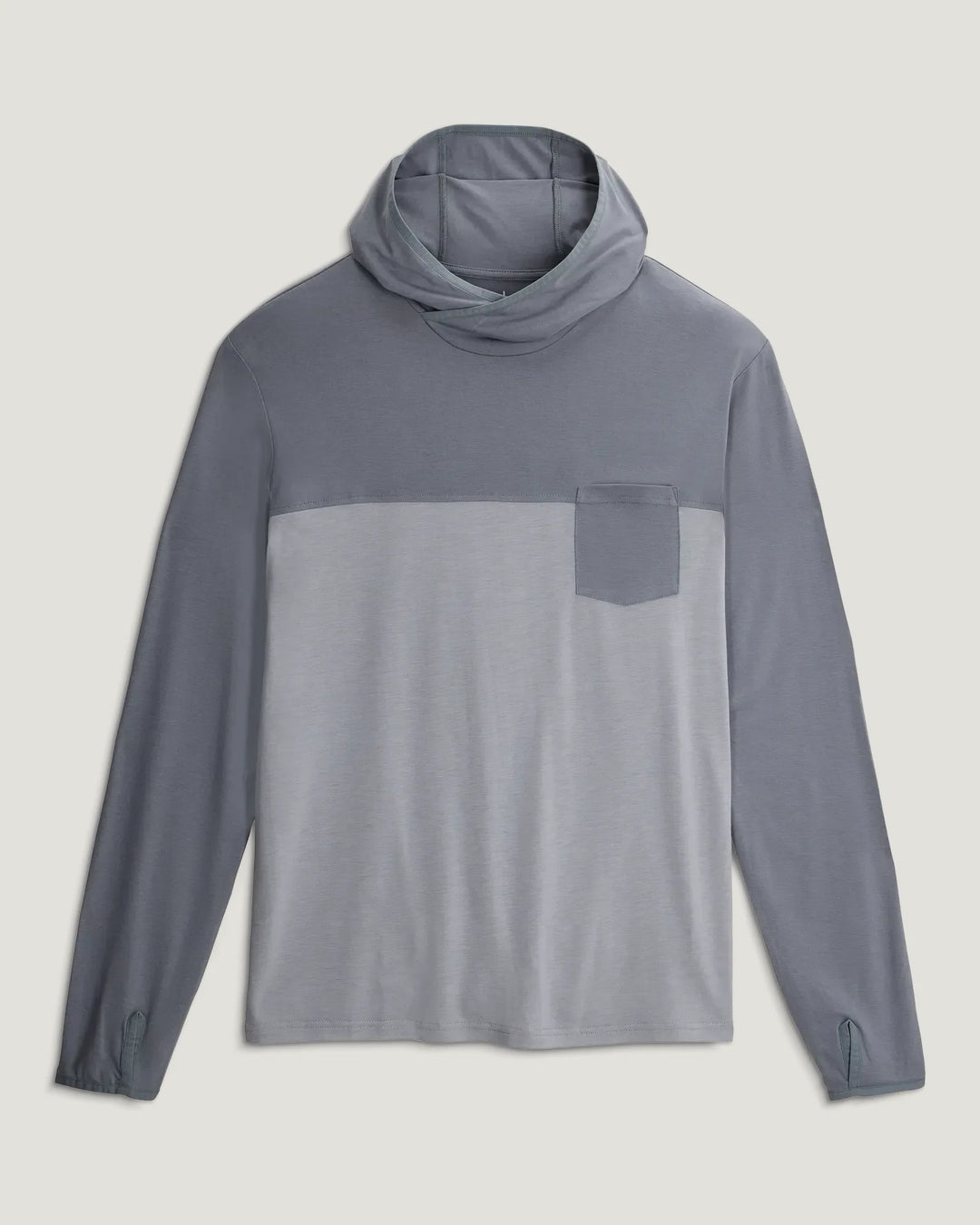 Free Fly Men's Bamboo Hybrid Hoodie - Slate/Aspen Grey - Sun Diego Boardshop