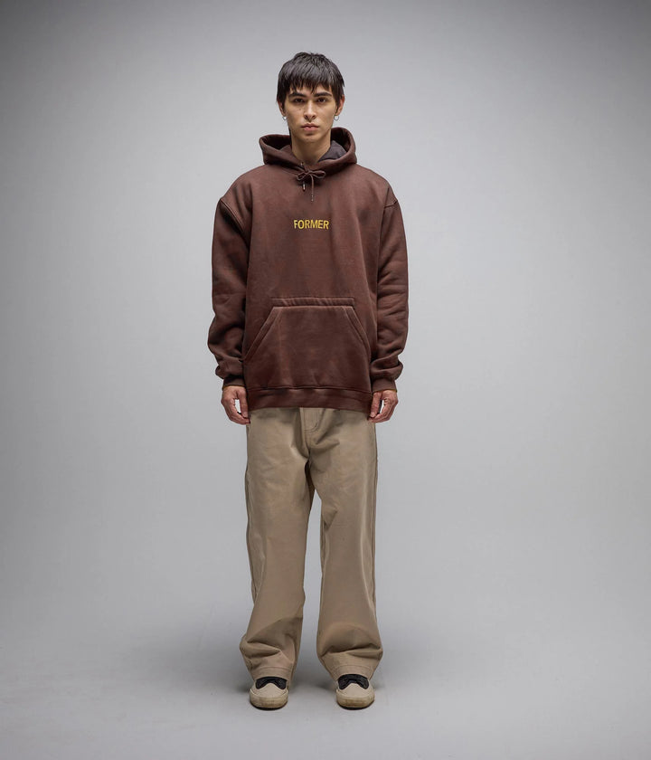 FORMER Men's Legacy Emb Hood - Brown - Sun Diego Boardshop