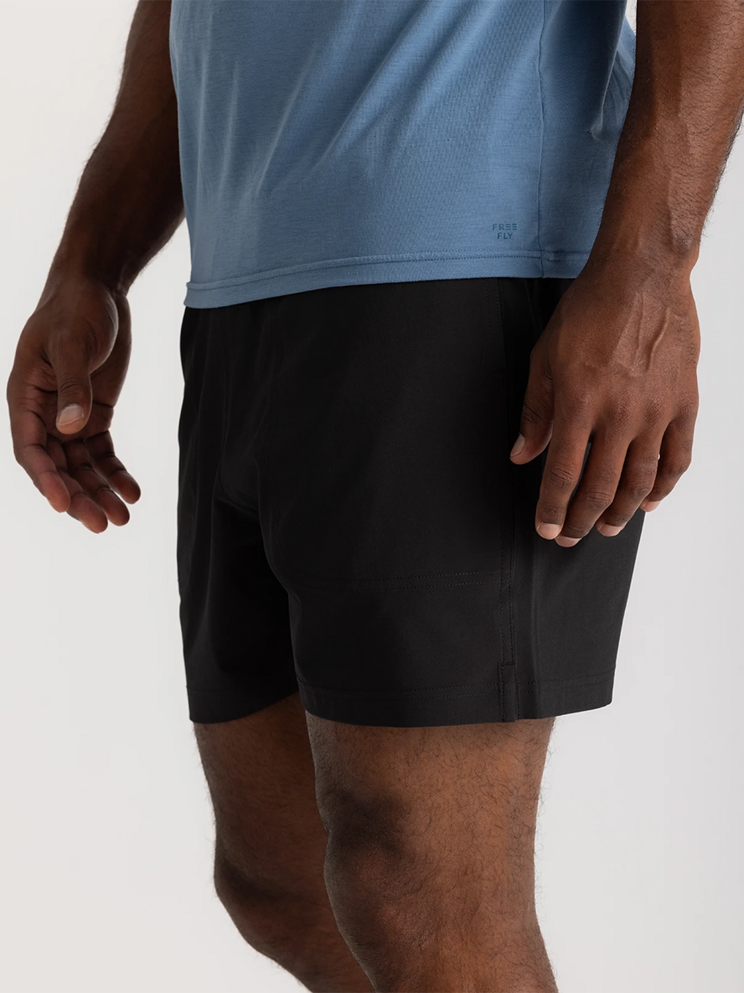Free Fly Bamboo Lined Active Breeze Short 5.5" - Black - Sun Diego Boardshop