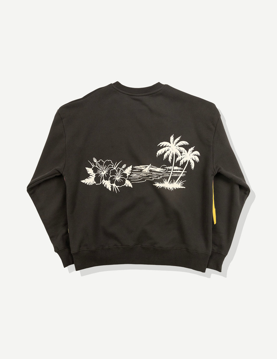 Duvin Beach Club Crew Fleece - Black - Sun Diego Boardshop