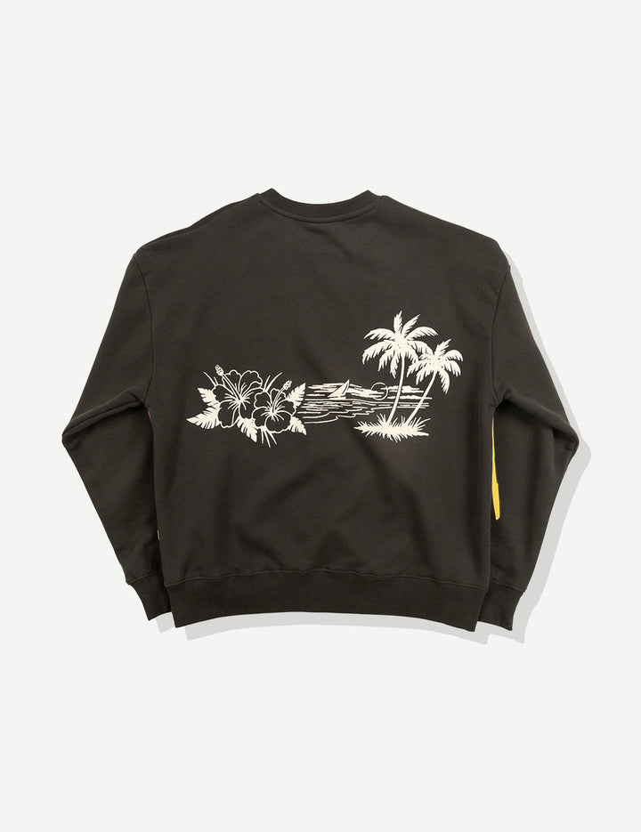 Duvin Beach Club Crew Fleece - Black
