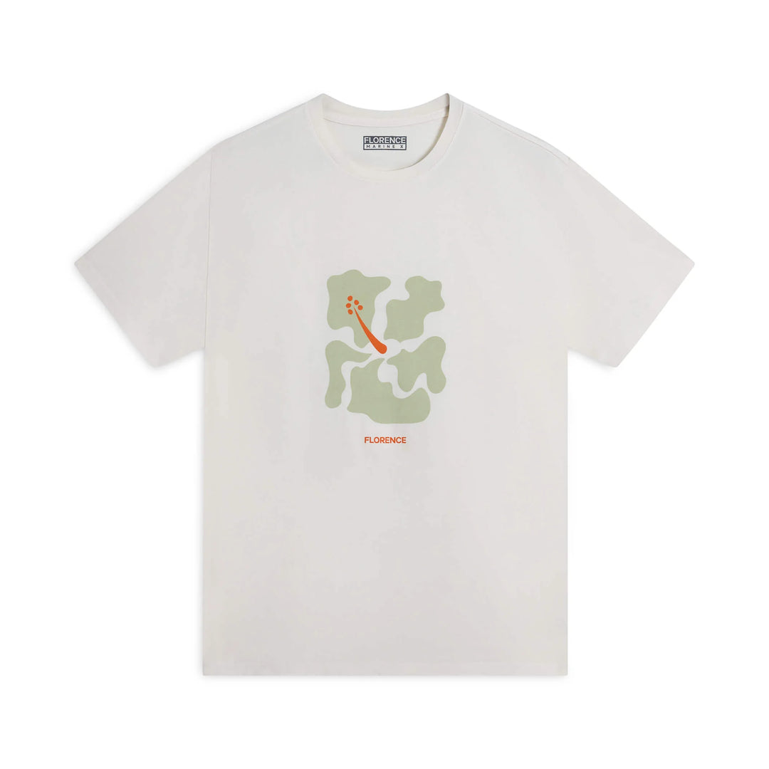 Florence Marine X Men's Deconstructed T-Shirt - Off White - Sun Diego Boardshop