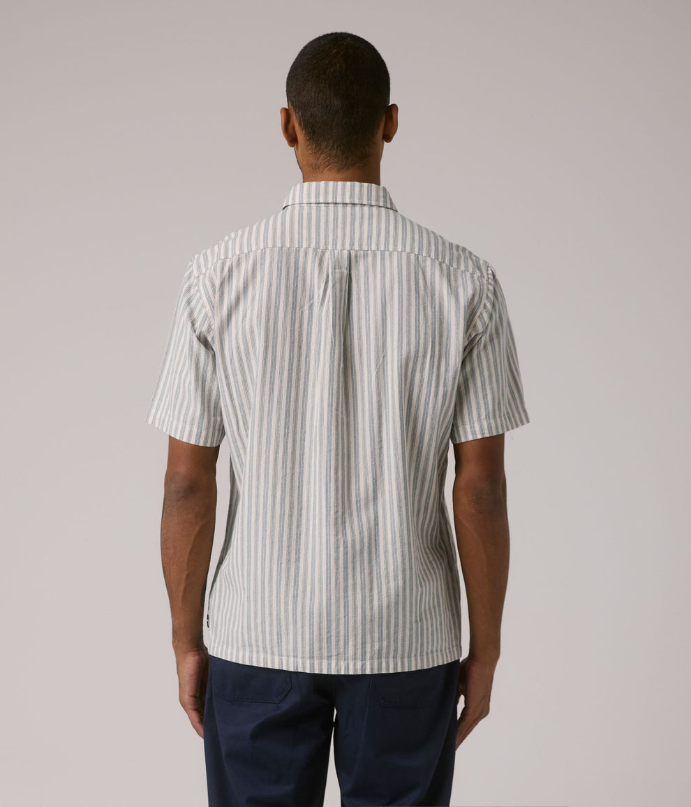 FORMER REYNOLDS STRIPE SS SHIRT - BONE - Sun Diego Boardshop