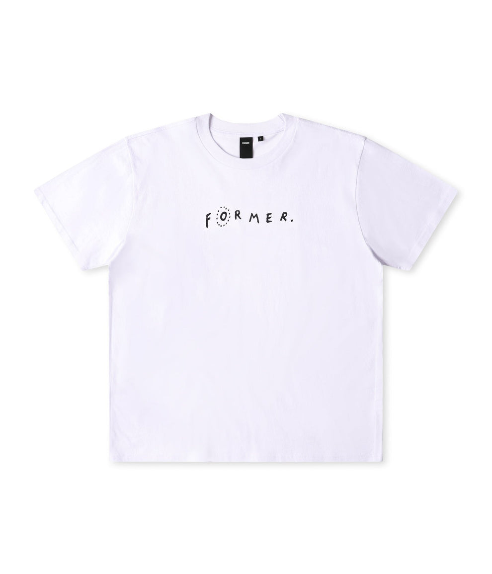 FORMER SKITTISH T-SHIRT - WHITE - Sun Diego Boardshop