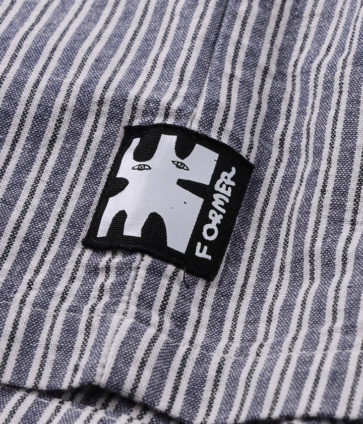 Former Reynolds Stripe Shirt - Bone/Navy - Sun Diego Boardshop